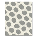 Gray Pebble Scattered Comfy Rug