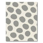 Gray Pebble Scattered Comfy Rug