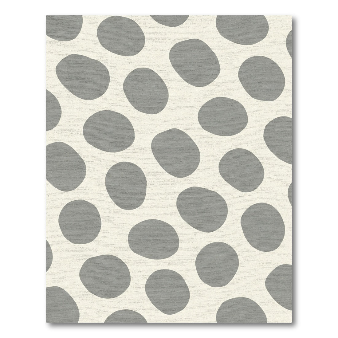 Gray Pebble Scattered Comfy Rug