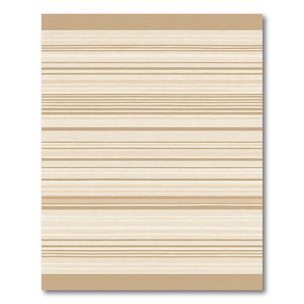 Neutral Cream Subtle Line Sequence Rug