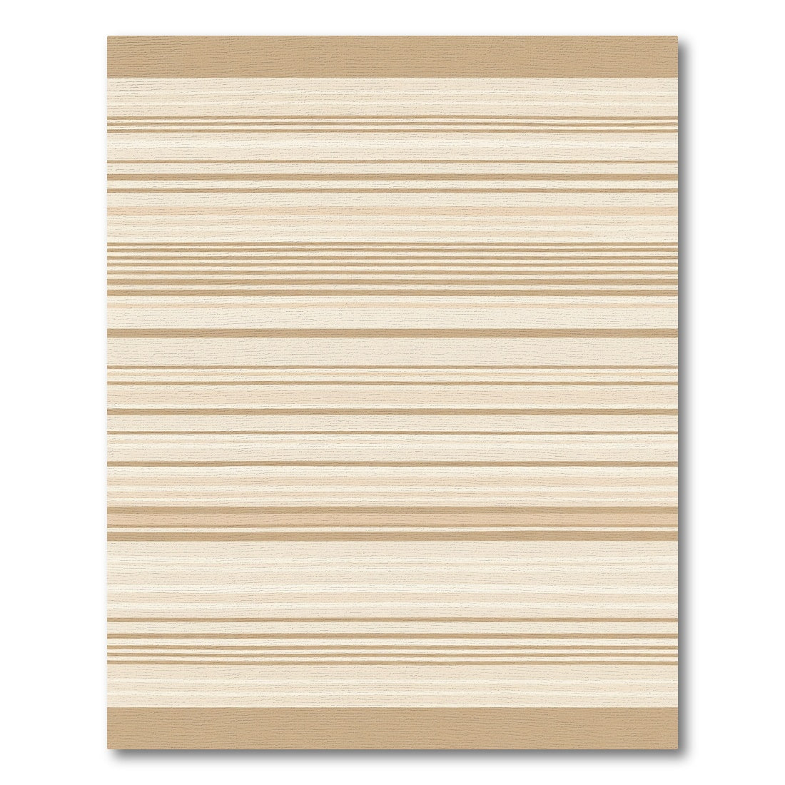 Neutral Cream Subtle Line Sequence Rug