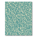 Teal Leafy Vines Meadow Rug