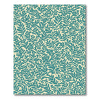 Teal Leafy Vines Meadow Rug