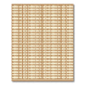 Caramel Cream Plaid Grid Rug