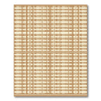 Caramel Cream Plaid Grid Rug