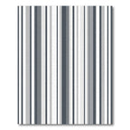 Modern Charcoal Gray Stripe Rug