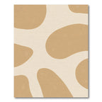 Caramel Cream Organic Blob Rug