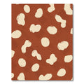 Rust Cream Organic Blob Flow Rug