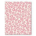 Pink Cream Leopard Spots Rug