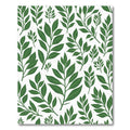 Vibrant Deep Green Leafy Branches Rug