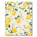 Yellow Lemon Blossom Branch Arrangement Rug