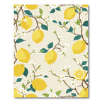 Yellow Lemon Blossom Branch Arrangement Rug