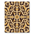 Rich Ochre Baroque Ornamental Rug