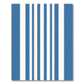 Classic Blue and White Stripe Rug