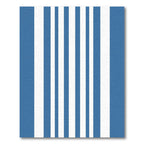 Classic Blue and White Stripe Rug