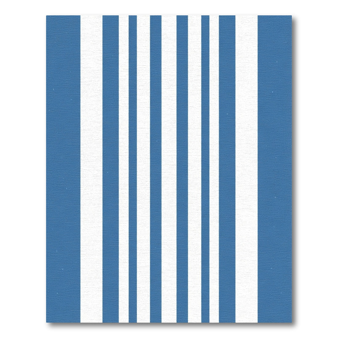 Classic Blue and White Stripe Rug