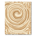 Earthy Swirl Abstract Medallion Rug
