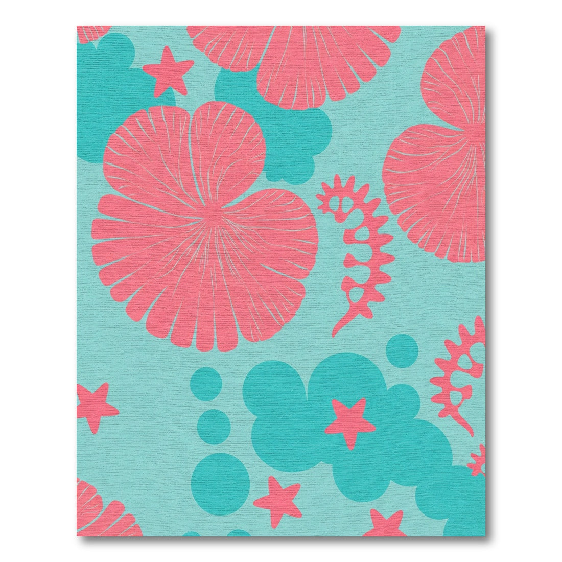 Coral Starfish Sea Bloom Rug