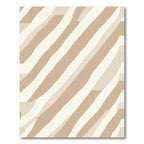 Neutral Toned Diagonal Stripe Rug