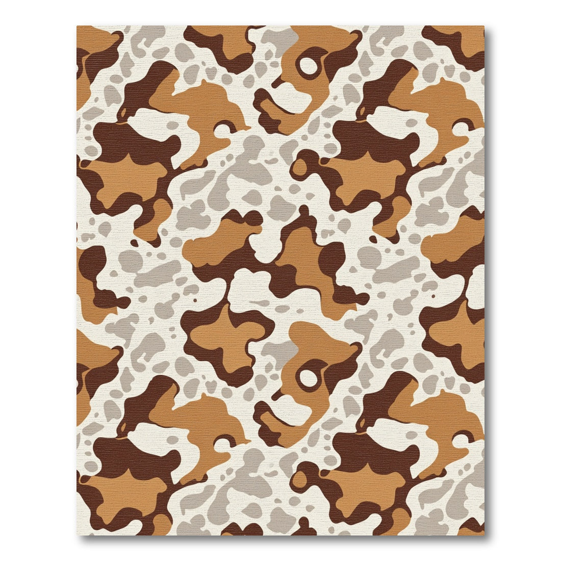 Woodland Camouflage Organic Blotches Rug