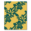Coastal Teal Abstract Swirl Rug