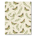 Green Orange Butterfly Foliage Whimsical Rug