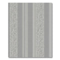 Subtle Gray Vertical Bar Abstract Rug