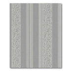 Subtle Gray Vertical Bar Abstract Rug