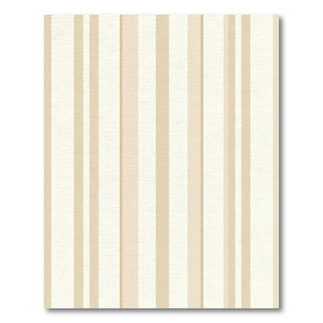 Neutral Earth Tone Vertical Stripe Rug
