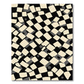 Cream Off-White Scattered Squares Rug