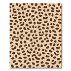 Taupe And Brown Animal Spots Rug