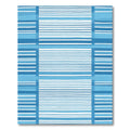 Blue Beach Towel Striped Rug