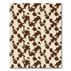 Brown White Organic Spots Rug
