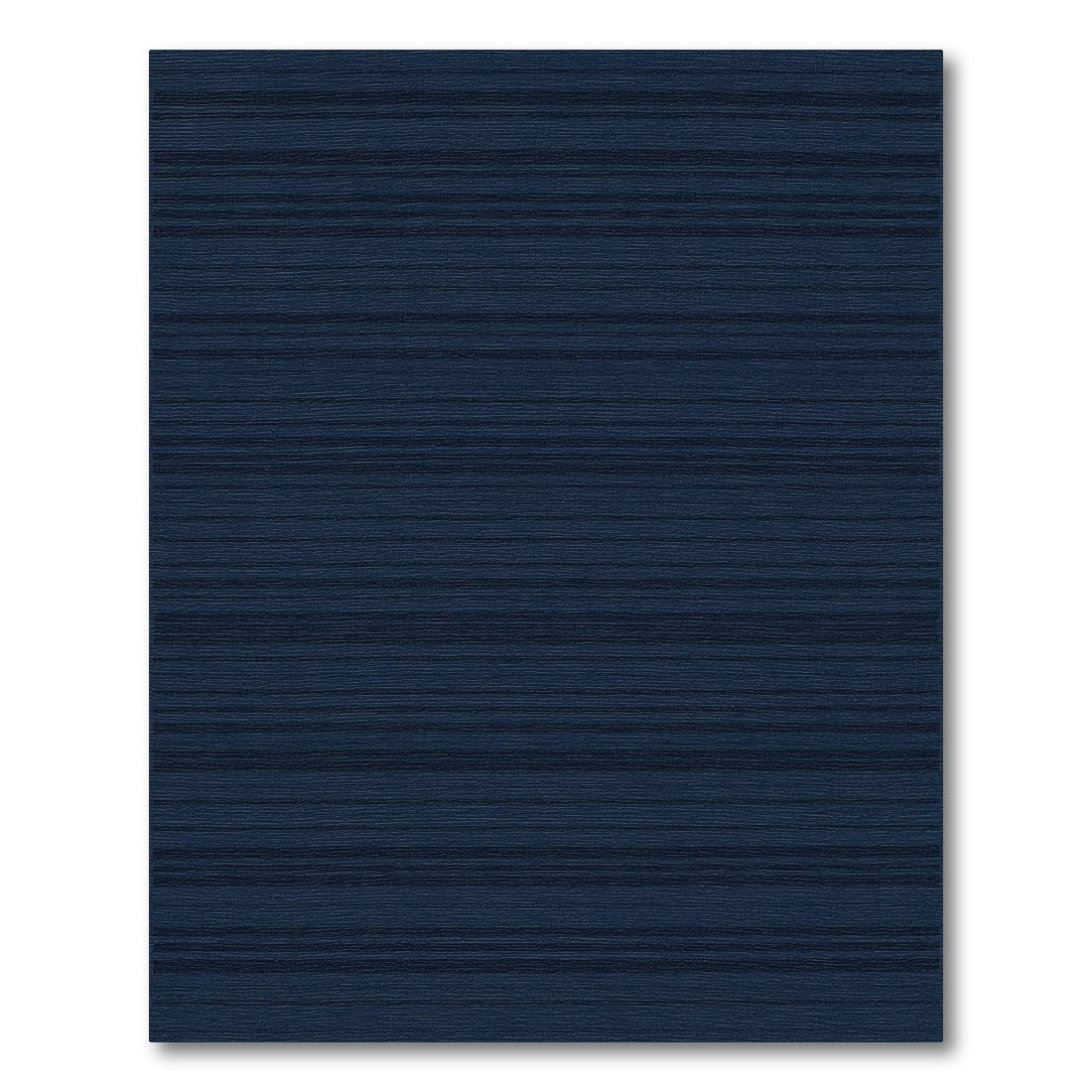 Deep Navy Horizontal Stripe Rug