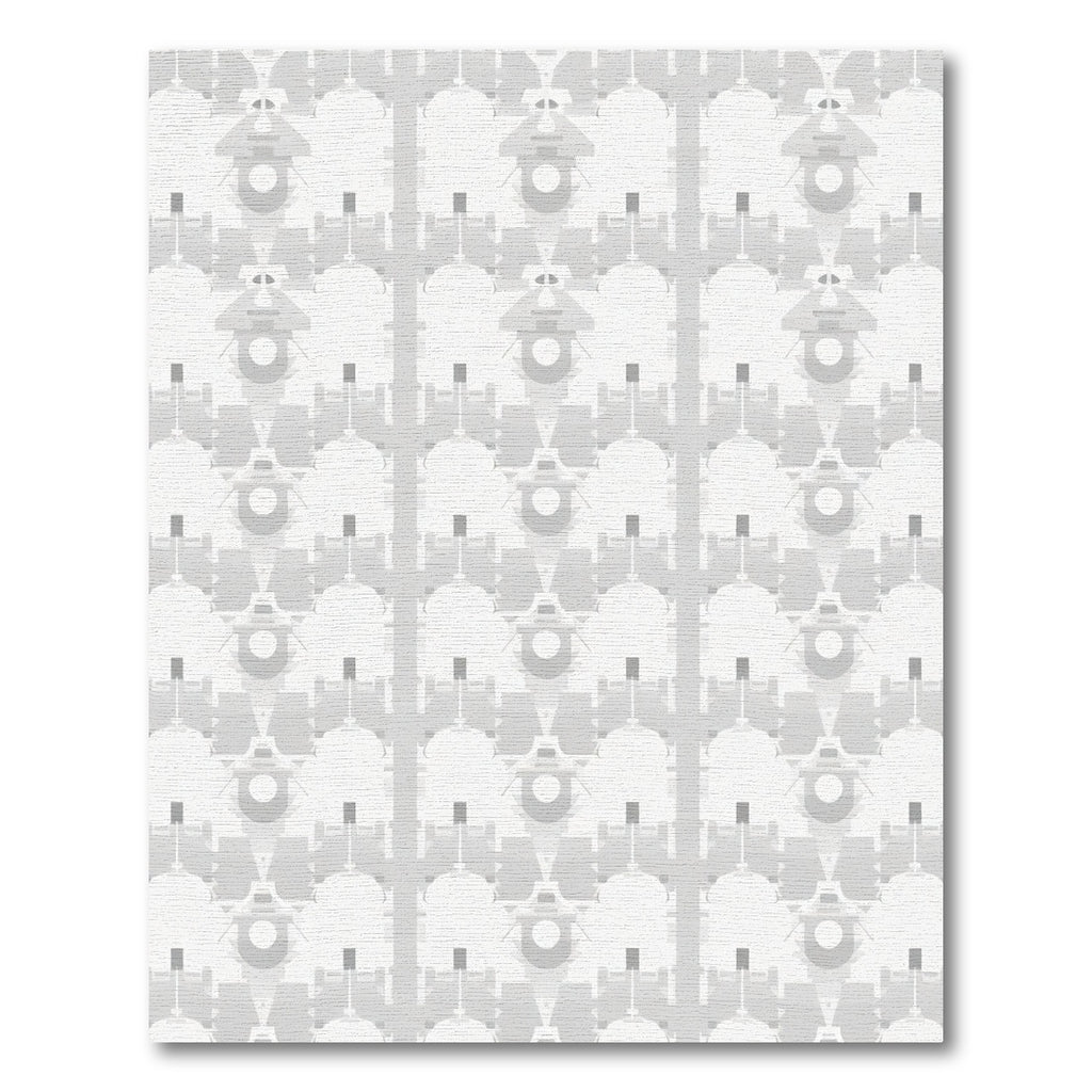 Monochromatic Geometric Arc Repeat Rug