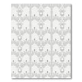 Monochromatic Geometric Arc Repeat Rug