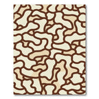 Earthy Camouflage Organic Flow Rug