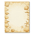 Sandy Beach Shell Starfish Border Rug