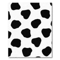 Black White Spotty Blob Rug