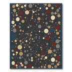 Abstract Colorful Scattered Dot Rug