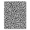 Black White Animal Print Spots Rug