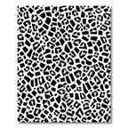 Black White Animal Print Spots Rug