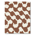 Brown Ivory Organic Blobs Rug
