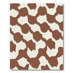 Brown Ivory Organic Blobs Rug