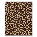 Brown And Tan Animal Spots Rug