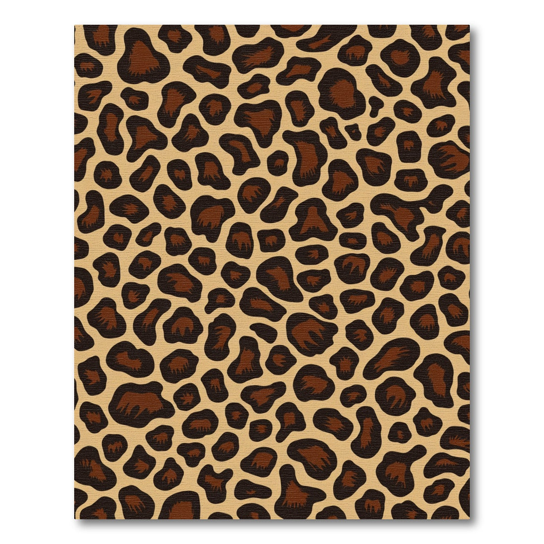 Brown And Tan Animal Spots Rug