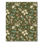 Vintage Cream Floral Branches Rug