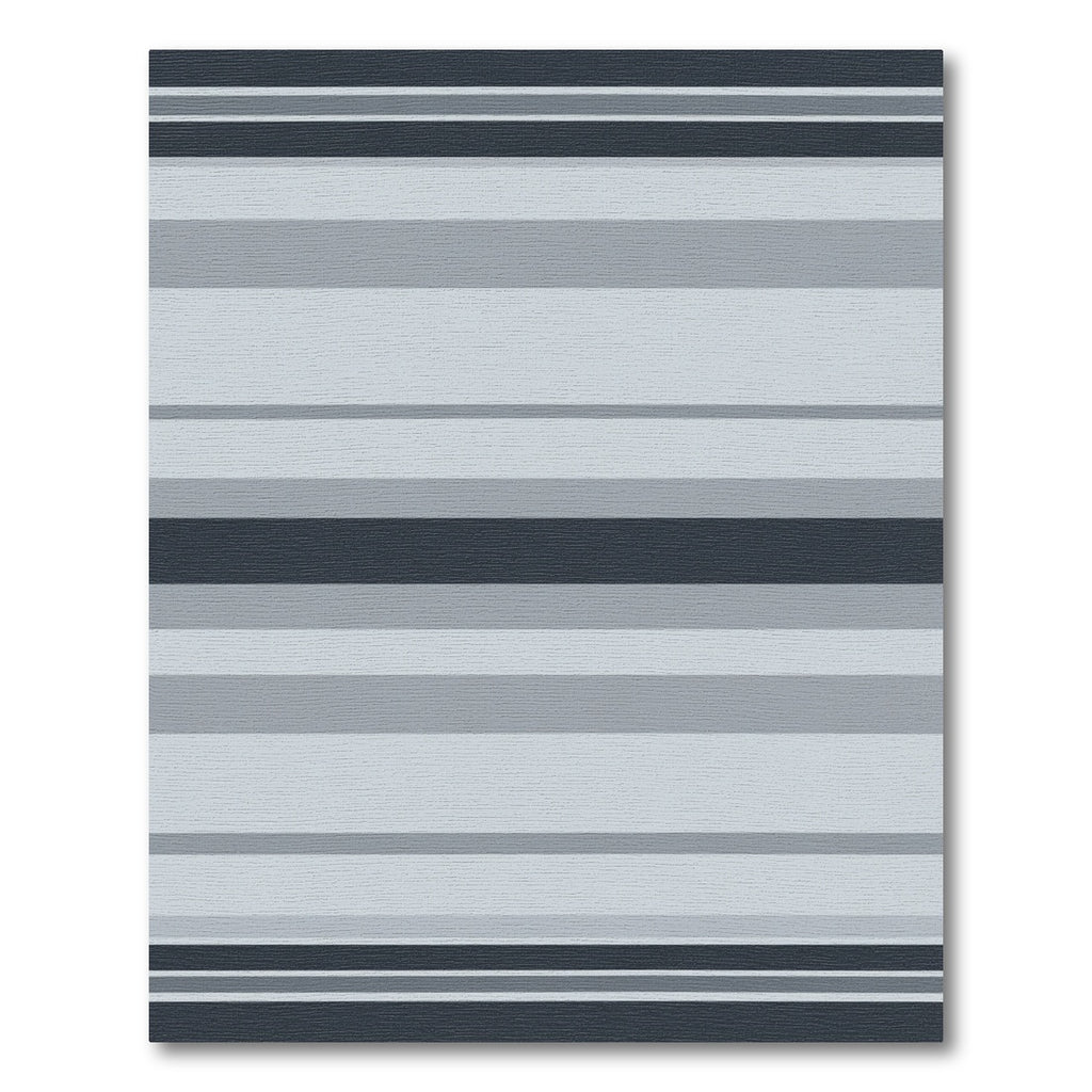 Cool Gray Horizontal Line Blanket Rug