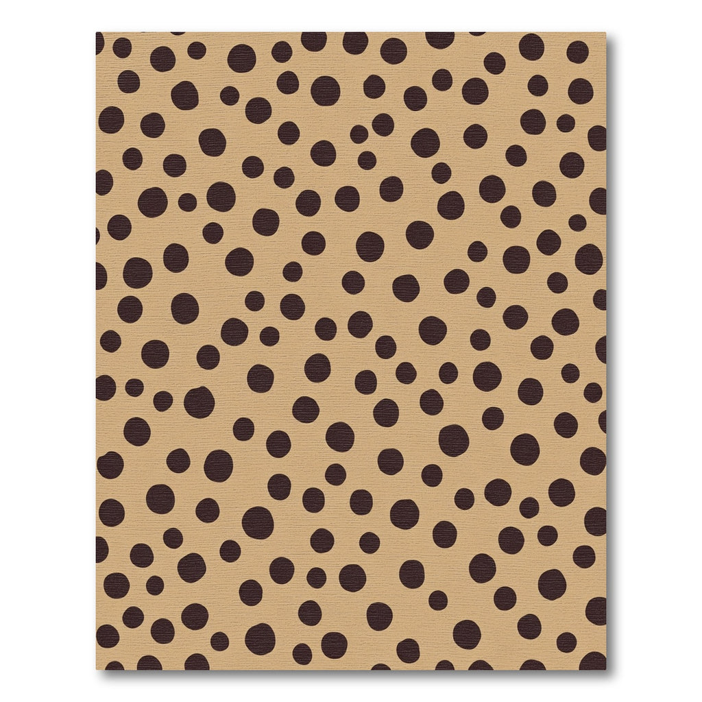 Tan Dark Circle Scatter Rug