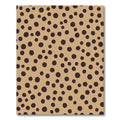 Tan Dark Circle Scatter Rug